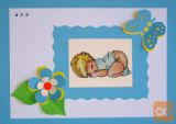 ROČNO IZDELANA TELEGRAM ČESTITKA ZZ07