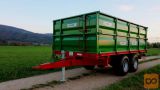 Prikolica BICCHI TANDEM - NIZKA PLATFORMA