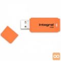 INTEGRAL NEON 16GB USB2.0 oranžen spominski ključek