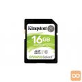 SDHC KINGSTON 16GB CANVAS SELECT, 80MB/10MB/s, UHS-I Speed