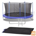 Varnostna Mreža PE Modra za 3,05 m Okrogel Trampolin