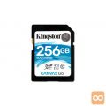 SDXC KINGSTON 256GB CANVAS GO, 90MB/45MB/s, UHS-I Speed
