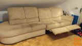 sedežna Natuzzi, štirised, vgrajen 2x počivalnik, podarim
