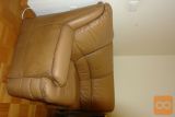 Usnjen kotni dvosed -rjav 80eur