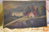 SLIKA "STARI MLIN" olje platno 60x40 cm . 1940
