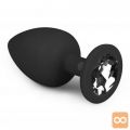 ANALNI ČEP Easytoys Diamond Black (Large)
