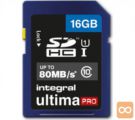 INTEGRAL 16GB SDHC UltimaPro CLASS10 80MB UHS-I U1