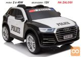 Otroški POLICIJSKI avto na akumulator AUDI Q5