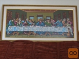 ZADNJA VEČERJA IZ GOBELINA ROČNO IZDELANA (z okvirjem)