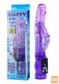 VIBRATOR Happy Rabbit Rotation & Wave Purple