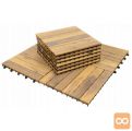 10x lesena talna obloga – plošče za terase