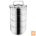 Termo 4×900 ml inox lunch box posoda za hrano z ročajem