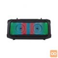 Prenosni aku. FM USB zvočnik Bluetooth LED RGB 8W + mikrofon