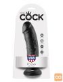 DILDO King Cock Black 8''