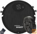 Aku. robotski sesalnik 2 metlice USB črn SWEEPIN ROBOT