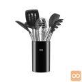 9 delni set silikonskih + inox kuhinjskih pripomočkov 