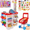 Otroška trgovina Supermarket 82cm + voziček
