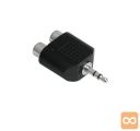 Avdio adapter JACK 3,5 stereo vtič