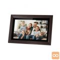 Touch digitalni foto okvir FRAMEO Wi-Fi zvočnik 15,6”les+APP