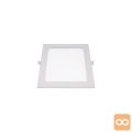 3W vgradni LED panel 4000K pravokotni beli